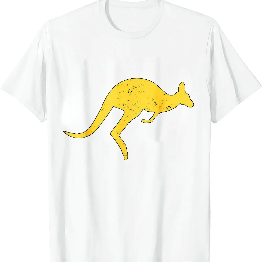Vintage Kangaroo Australia Shirt Aussie Roo Kangaroo T-Shirt Women Men Vintage Clothes Tops Graphic T Shirts Camiseta
