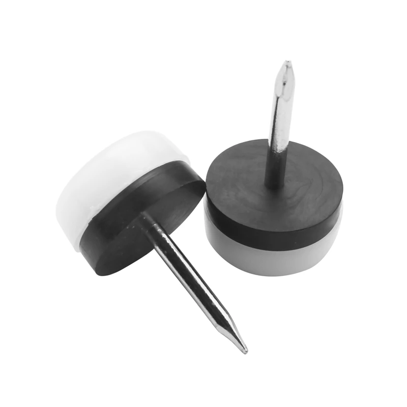 160Pcs Thickened Furniture Glide,Nail-On Nylon Slider Pad Floor Protector(18Mm Or 0.7Inch,White) image 2