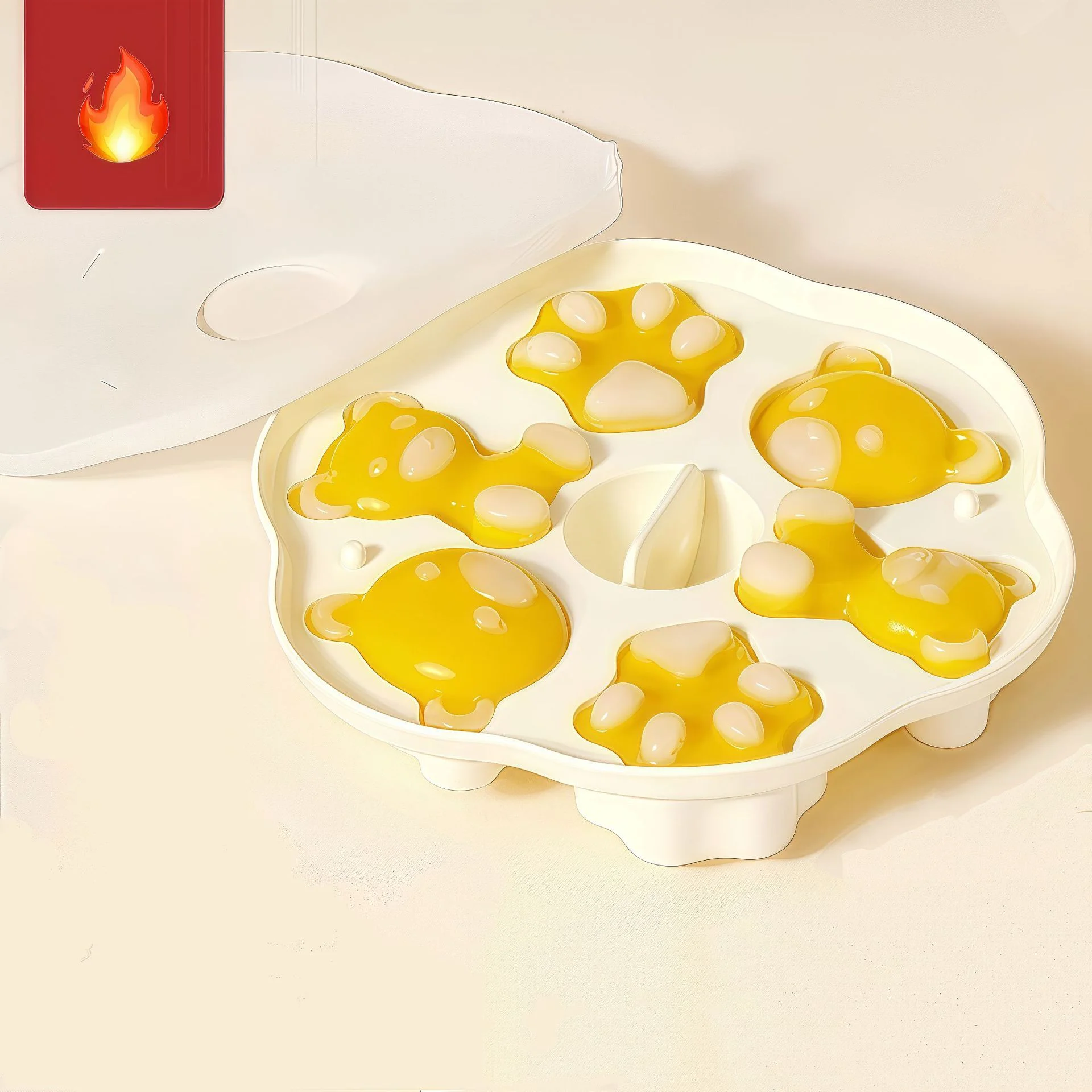 قالب كعكة من السيليكون لصنع الطعام التكميلي للأطفال، مقاوم للحرارة، مناسب للتبخير والغليان، ملحقات المطبخ للمقلاة الهوائية