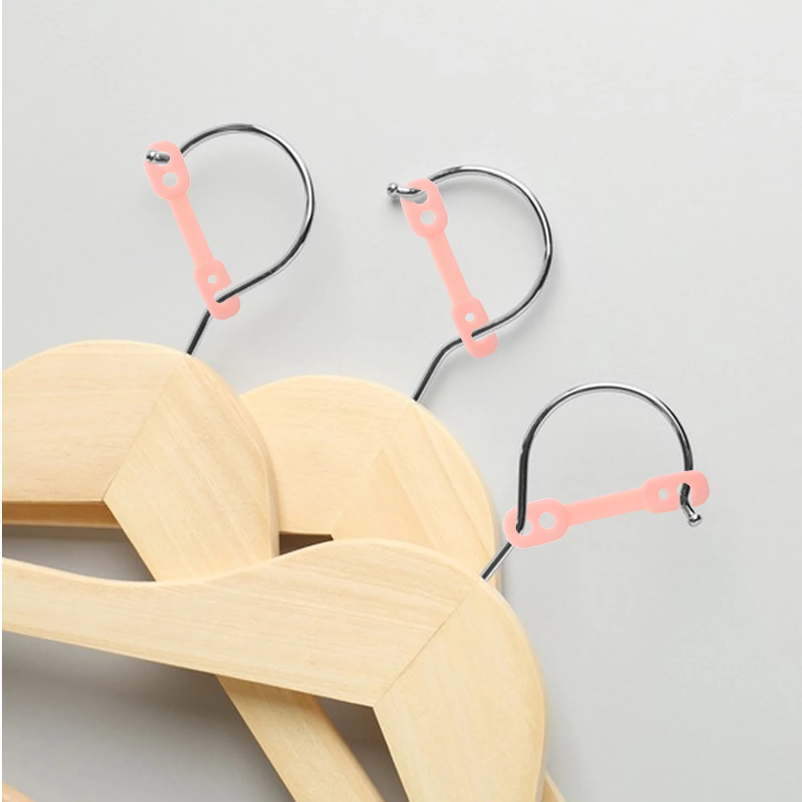 

100Pcs Clothes Hanger Windproof Buckles Reusable Fixing Clips Heavy Duty Anti-Slip Grips for Home Garden Balcony Use