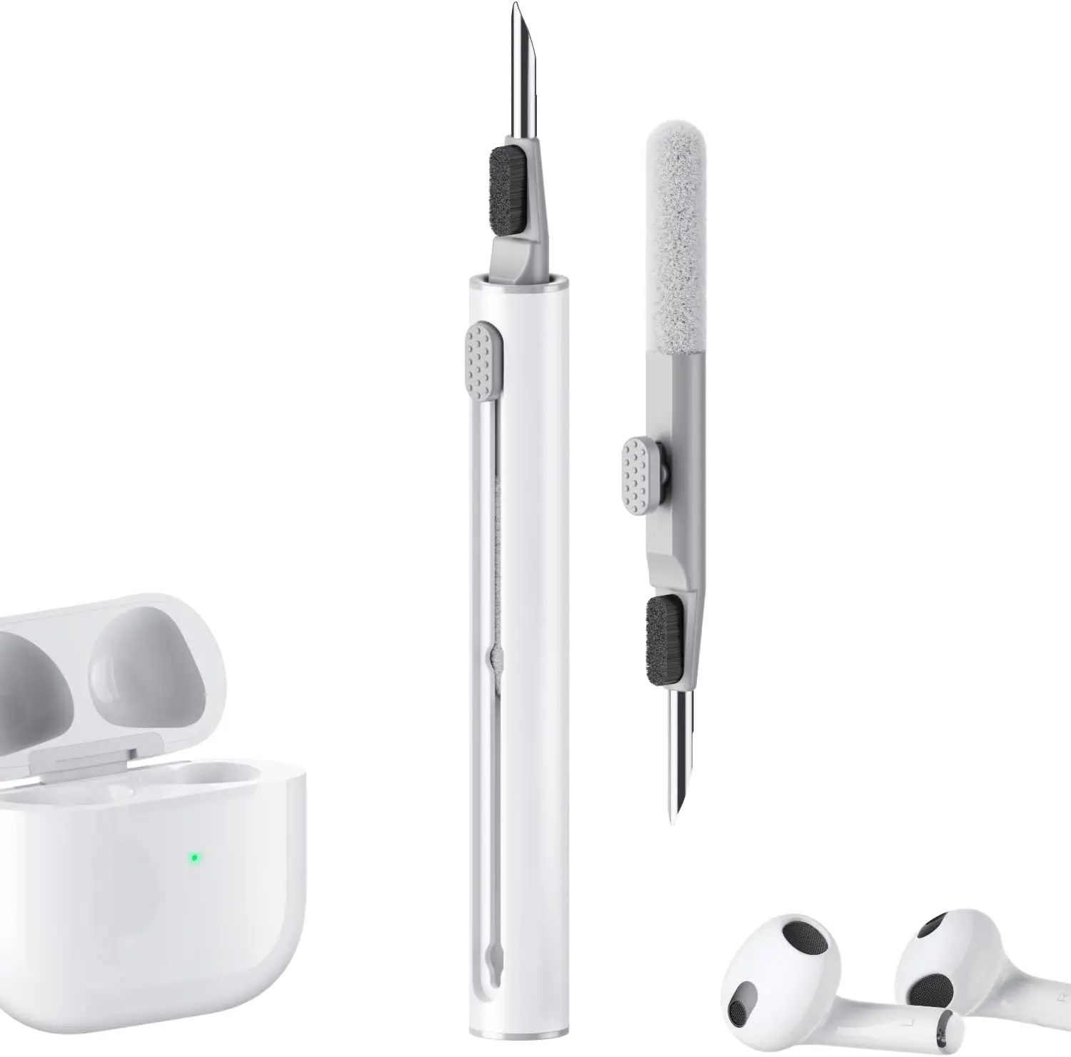 KUTOU Earphones Cleaning Tool for Airpods Pro 3 2 1 Cleaner Kit Brush Earphones Case Headset Keyboard Phone Cleaning Tools