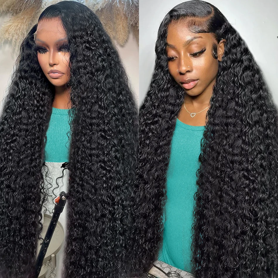 

30 40 Inch Curly Wigs HD Lace Front Human Hair 13x6 Deep Wave Lace Frontal Wig For Women Remy Wet And Wavy 200 Density Brazilian