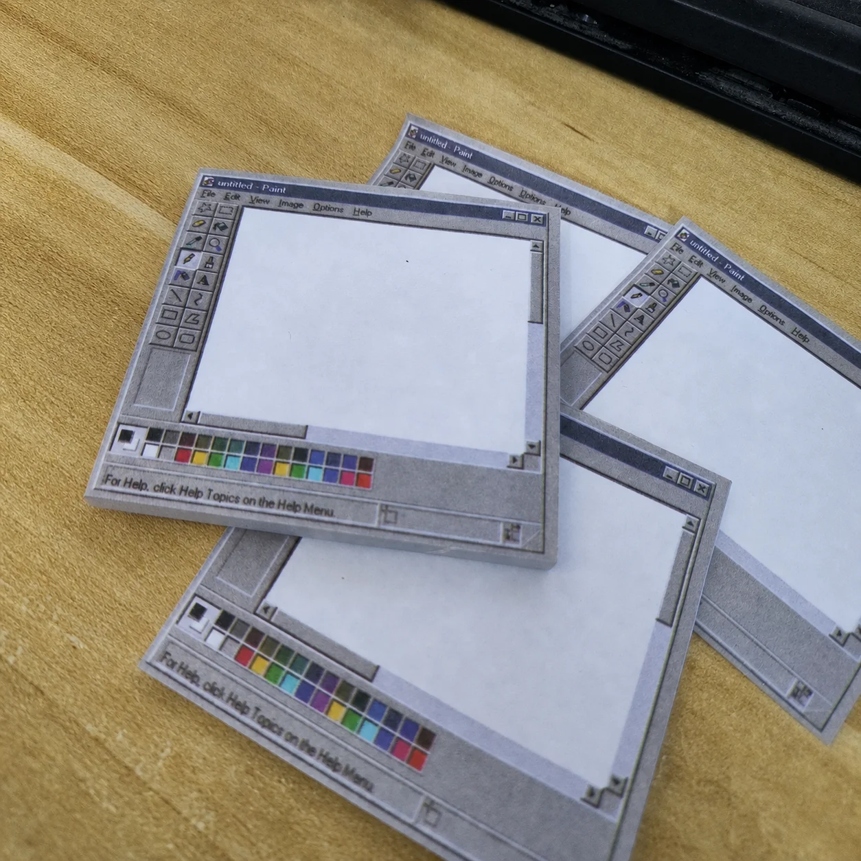 Vintage Computer Window Notes Compact Computer Window Sticky Notes Note Taking Sticky Notes Smooth Paper Memo Pad For Office
