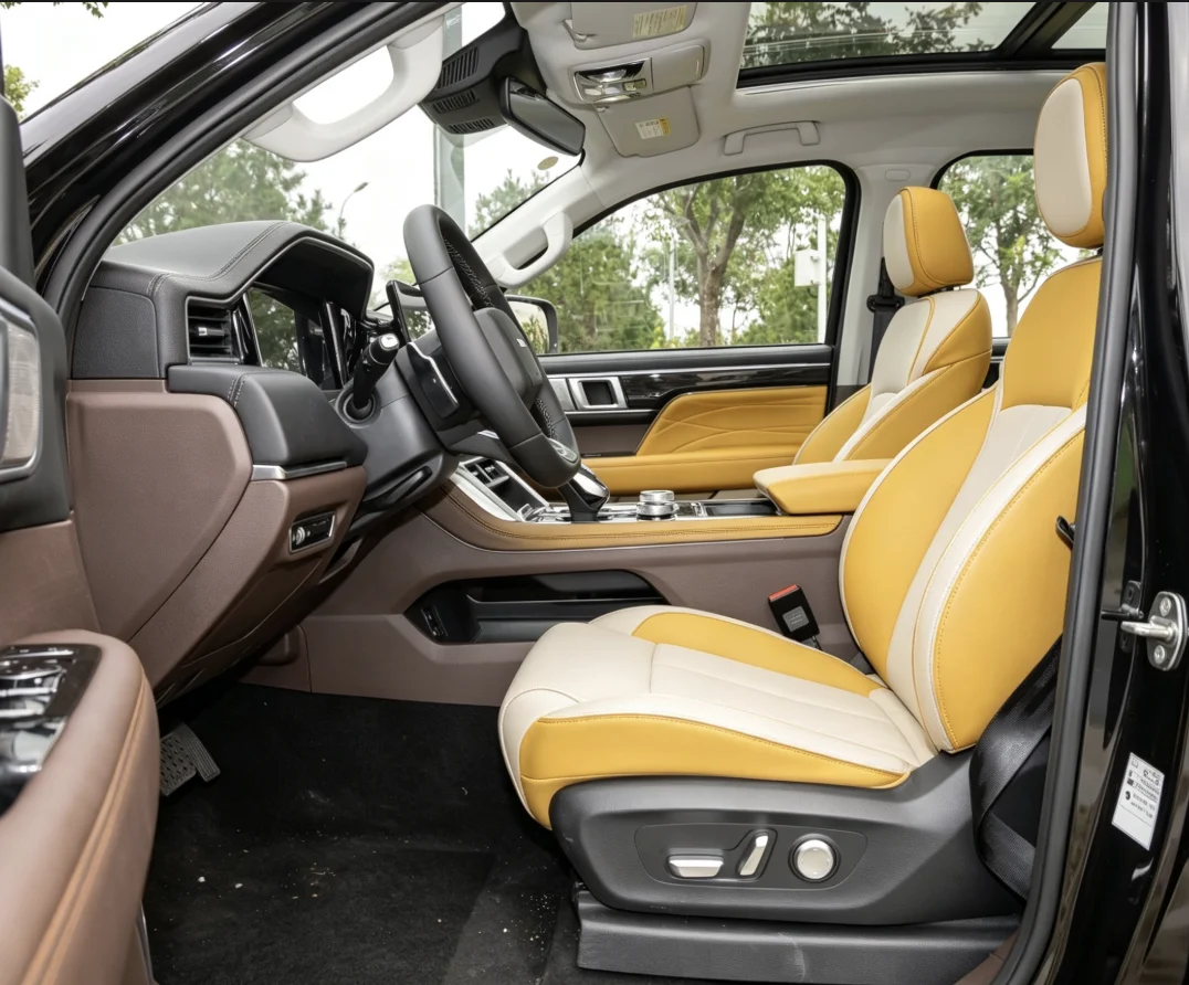 Für Foton Tunland V9 2023 Maßgefertigte Autositzbezüge Luxuriöses Nappaleder 100% Passgenau Innenraumzubehör 360 ° Vollständige Abdeckung – Detail 2