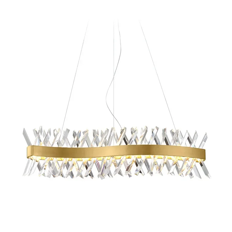 

Light luxury post-modern Internet celebrity crystal lamp, bedroom living room dining room chandelier