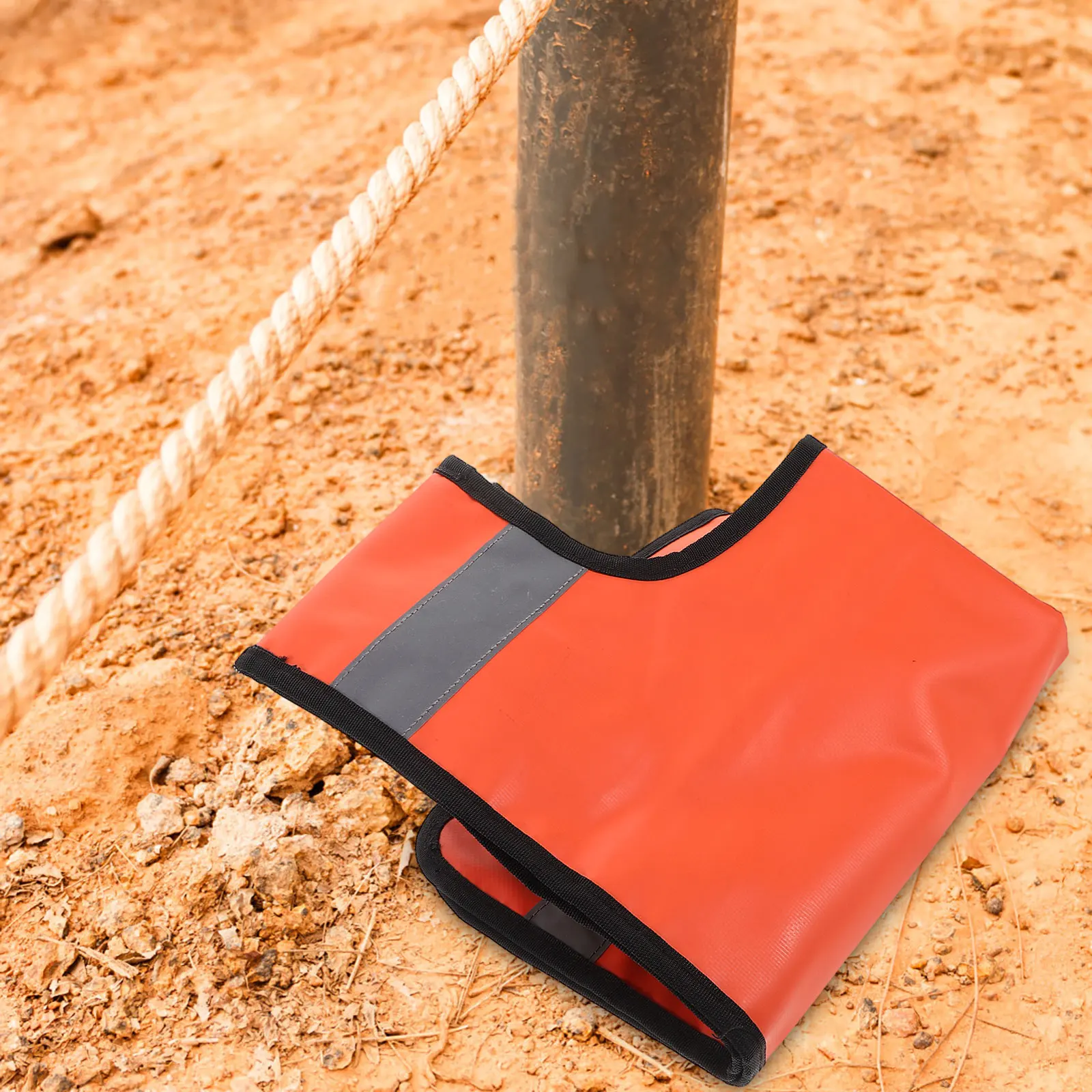 

Off Road Winch Damping Pad Reflective Strips Safety Recovery Tow Rope Cable Protector Construction Truck Buffer