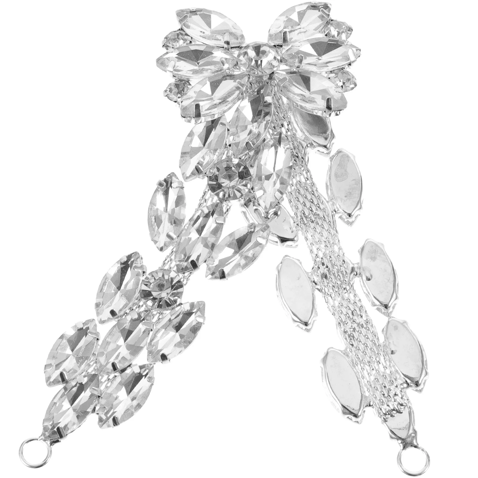 

Rhinestone Flower Applique Decorative Patch For Diy Clothing Shoes Accessories Craft Projects Garment Patches