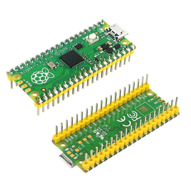 Original Raspberry Pi Pico RP2040 Microcontroller Dual-Core Cortex Chip M0 Low-Power Optional Case Soldered GPIO for Pico