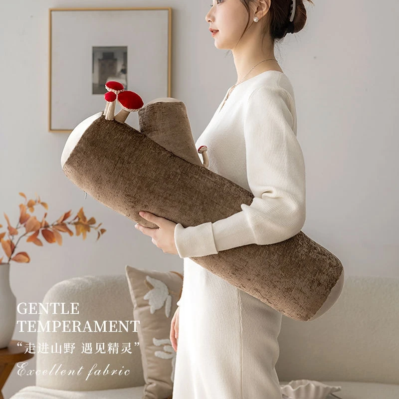 Mushroom Tree Shaped Pillow Irregular Soft Plush Cushion With Removable Washable Cover For Bay Window Sofa Bedroom Home Decor