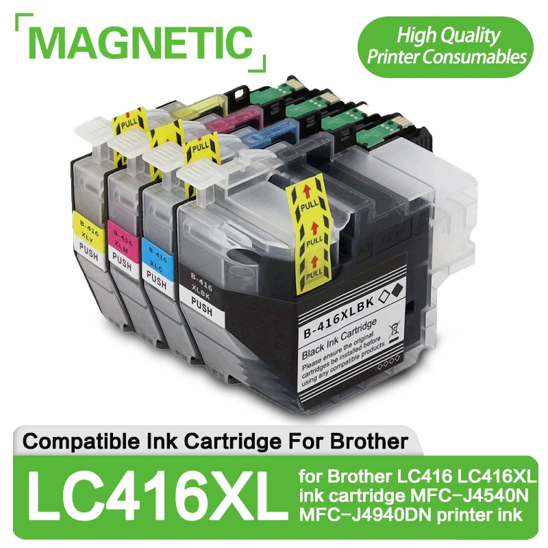 NEW Cartridge Compatible for Brother LC416 LC416XL ink cartridge MFC-J4540N MFC-J4940DN printer ink