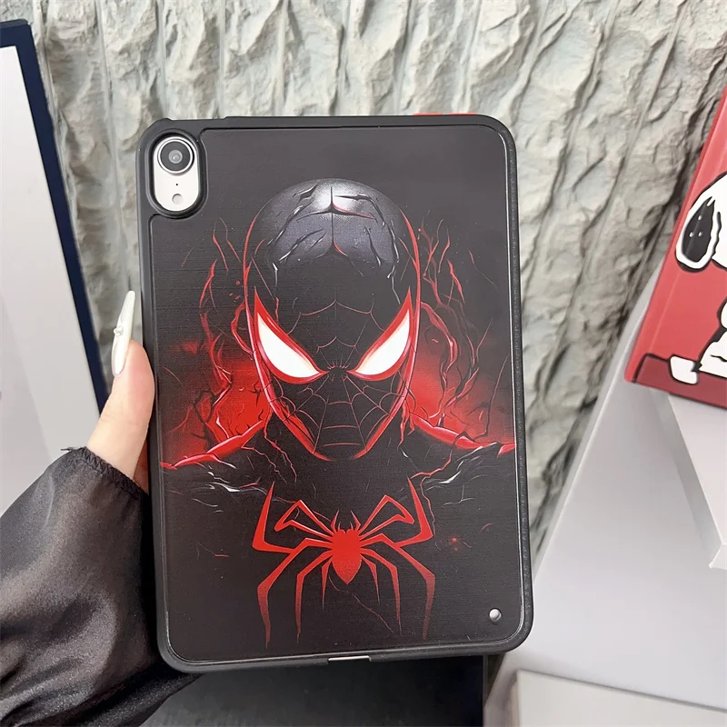 حافظة حماية للكمبيوتر اللوحي الناعم من كارتون سبايدر مان لجهاز آيباد 9 8 7th Generation Air 4 5 6 10.9 Mini 6 Pro 9.7 11 A16 13 بوصة #2