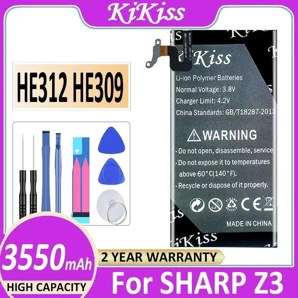 

Stable For Sharp Z3 L900S FS8009 3550Mah HE312 HE309 Mobile Phone Battery