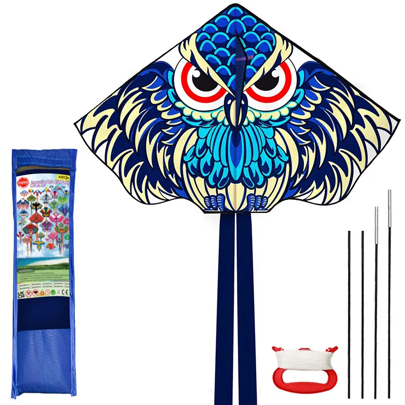 Cerf-volant prairie cerf-volant brise pour voler jeu enfants adultes longue queue cerf-volants chaîne vichy en plein air amusant sport jouets ensemble