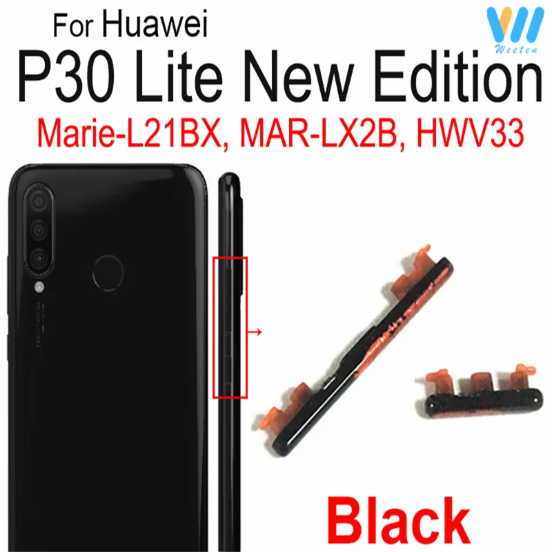 Power Volume Button For Huawei P30 P30 Pro P30 Lite On OFF Power Volume Audio Control Side Buttons Up Down Mini Keys Repair Part