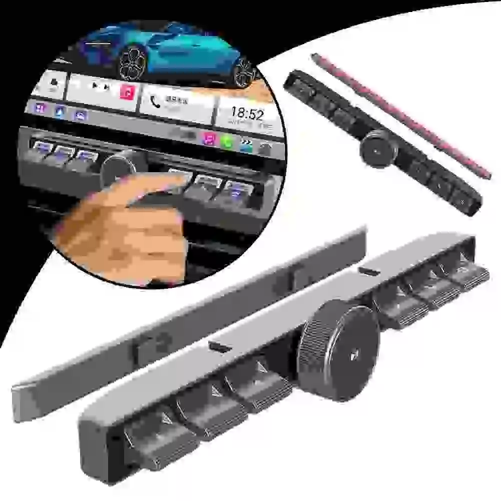 

Быстрая панель управления центральной консоли с физическими кнопками, многофункциональная панель с кнопками и поворотной ручкой, управление рулевым колесом