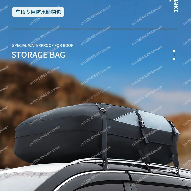 YY Heat Sealed Waterproof Car Roof Storage Bag, Self-Driving Travel Cargo Carrier