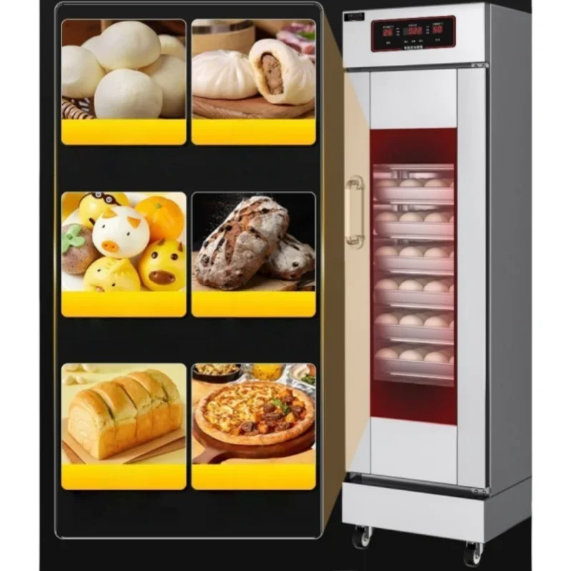 Trays Bread Toast Dough Proofer Bakery Cabinet Proofer Refrigerated Frozen Fermentation Box Pizza Dough Dessert Baking - view 2