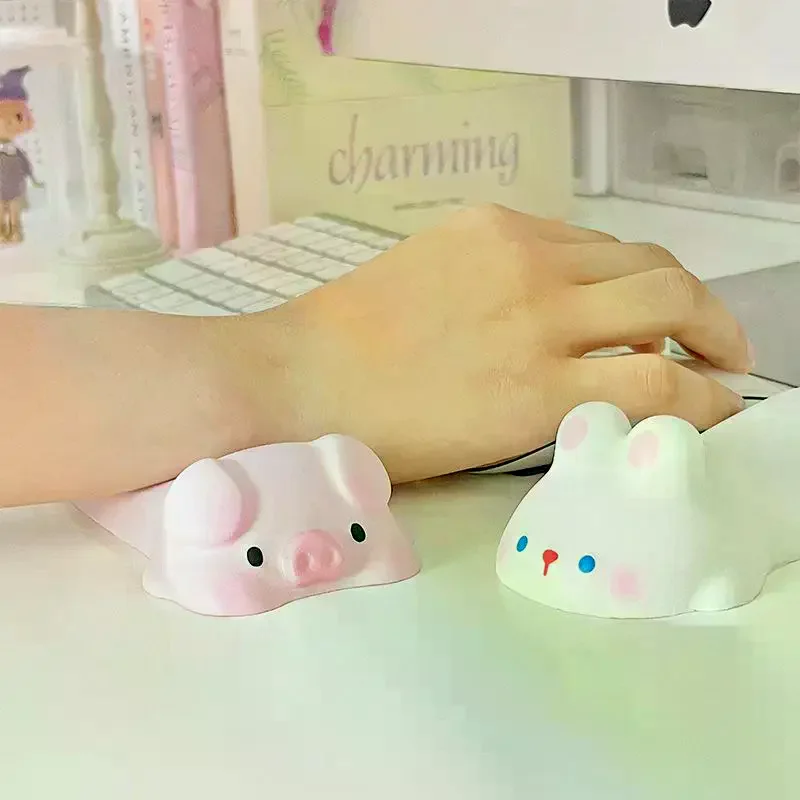Decompression Mouse Pad/Wrist Pad Ergonomic Wrist Support Stress-relieving Toy For Office Computer Desk Gaming Mouse Keyboard
