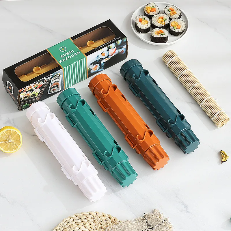 New Striped Sushi Tools, Kitchen Production Tool Set, Diy Onigiri Mold, Rocket Tube Sushi Ware Onigiri Mold Bento Accessories