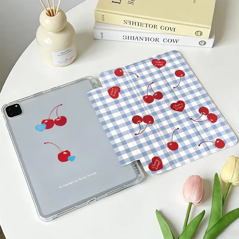 With Pen Holder Tri‑Fold TPU Bumper Case For Xiaomi Pad 7/7Pro 8/8Pro 11.2 Xiaomi Pad 5/5Pro 6/6Pro 11 inch Redmi Pad SE 11