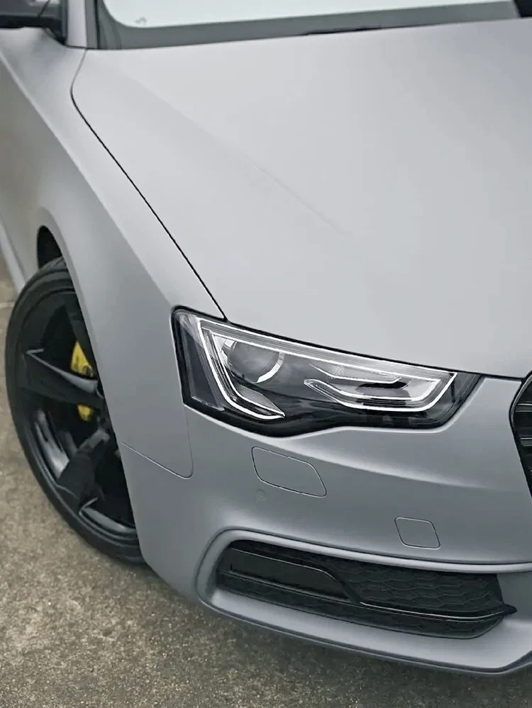 Matte Extinction Nardo Grey Auto-Vinylfolie mit Luftfreisetzungstechnologie für Motorrad- und Autokarosserie-DIY-Dekoration Zubehör – Detail 13