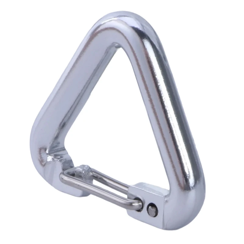 Aluminum Keychain Hook Clip Locking Carabiner Hikings Clip with Spring Lock