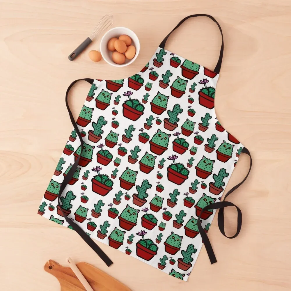 

Cactus Cat Apron innovative kitchen and home items Men kitchen Apron