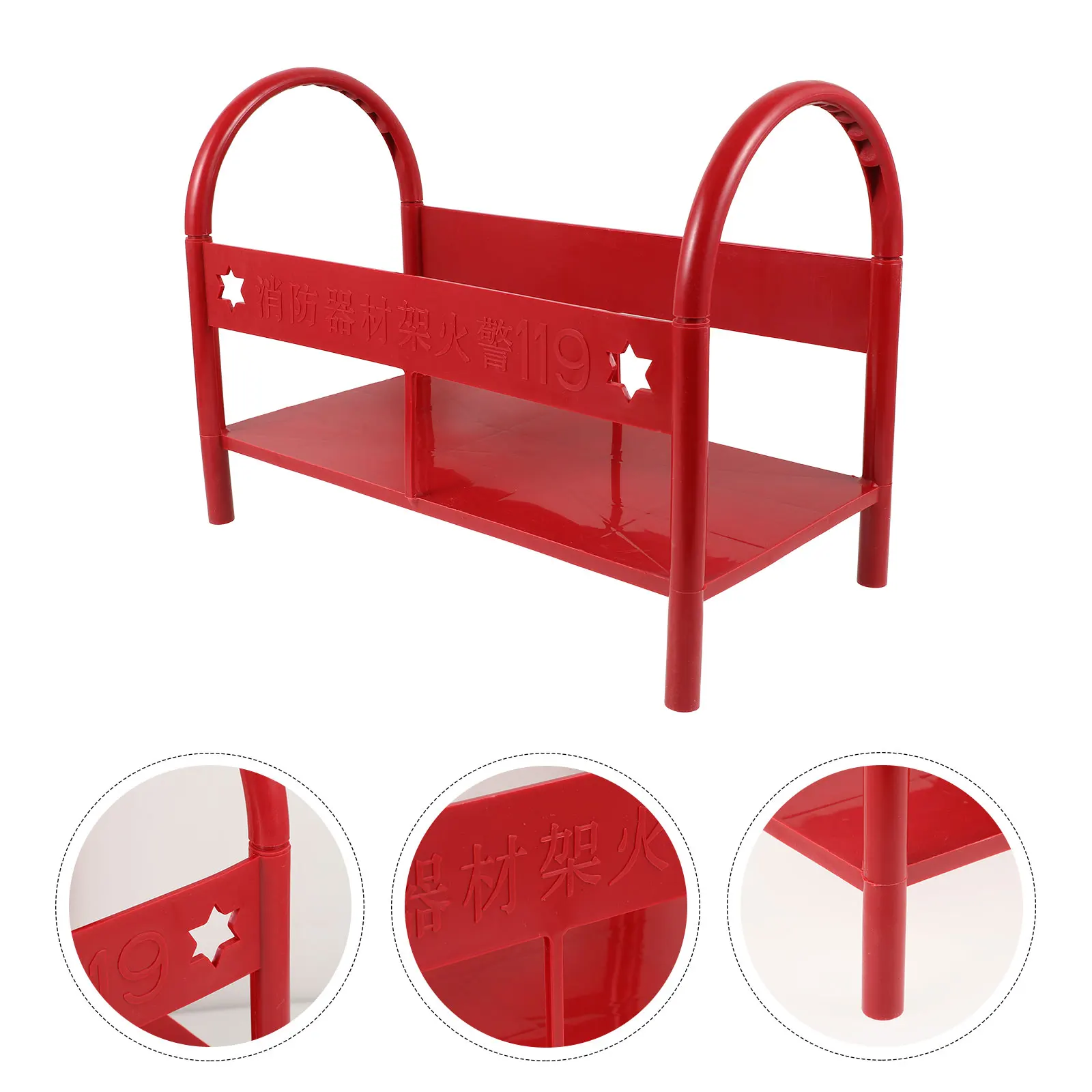 Fire Extinguisher Base Holder Bracket for 3-5kg Powder Sturdy Plastic Mount Stand Home Car Use Reliable Easy Assembly