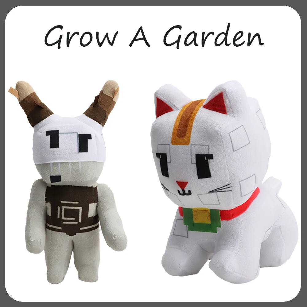 

Grow A Garden Plush Cattle and Cat Plush Toy Movie Stuffed Animals Game Peripheral Cow Doll Fans Gifts Kids Toys Halloween Gifts