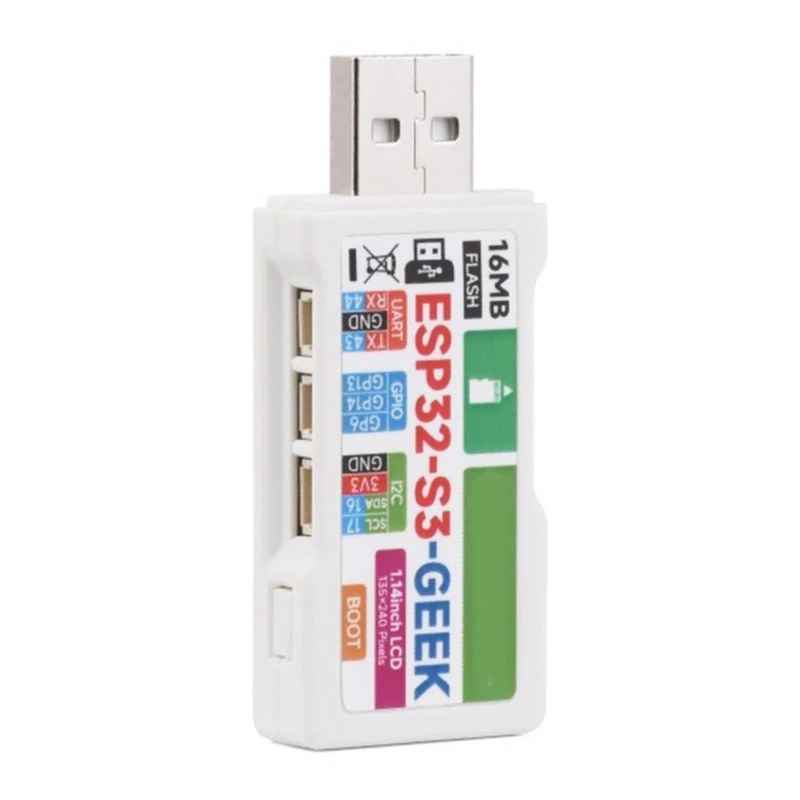 ESP32-S3GEEK 개발 보드 1.14" LCD 화면, USB 포함