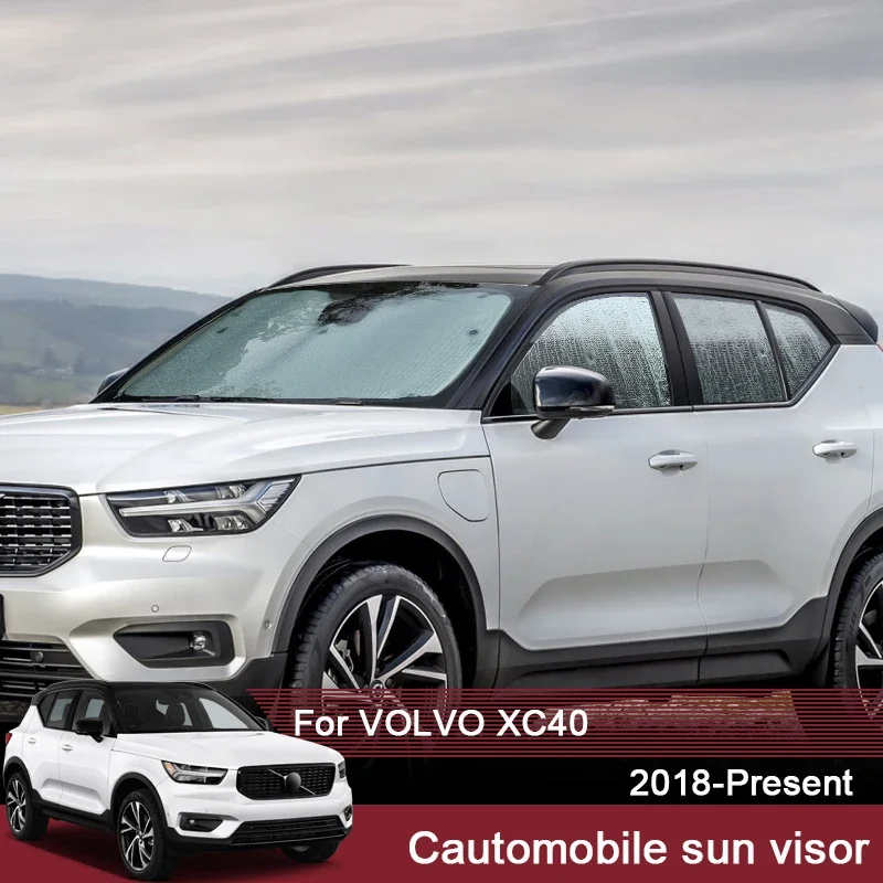 

Автомобильные солнцезащитные козырьки, защита от ультрафиолета для Volvo XC40 2018-2025, оконная занавеска, солнцезащитный козырек, лобовое стекло, авто, внутренние аксессуары