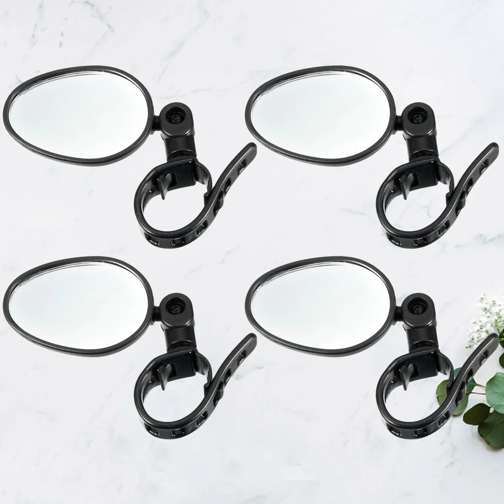

4Pcs Professional Rearview Mirror for Bikes Clear Fast Install 15-35mm Diameter Handlebar Rearview Mirror