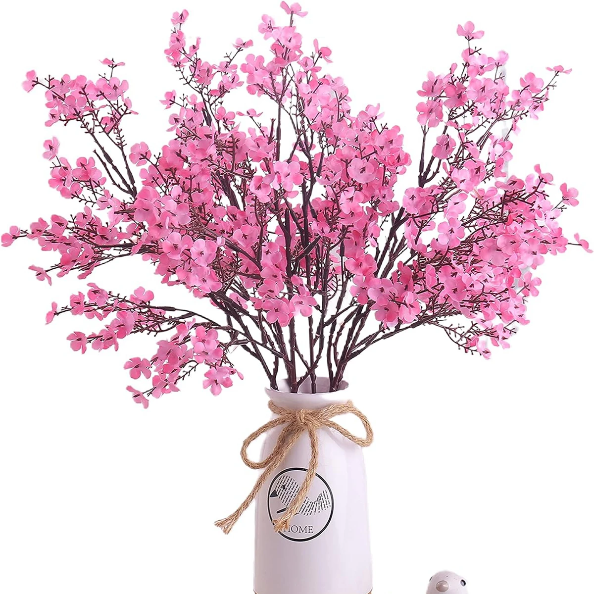 1/5 Stücke Kirschblüten Gypsophila Künstliche Blumen Gefälschte Pflanzen DIY Festival Hochzeitssträuße Vasen Hause Zimmer Geschenk Garten Dekor