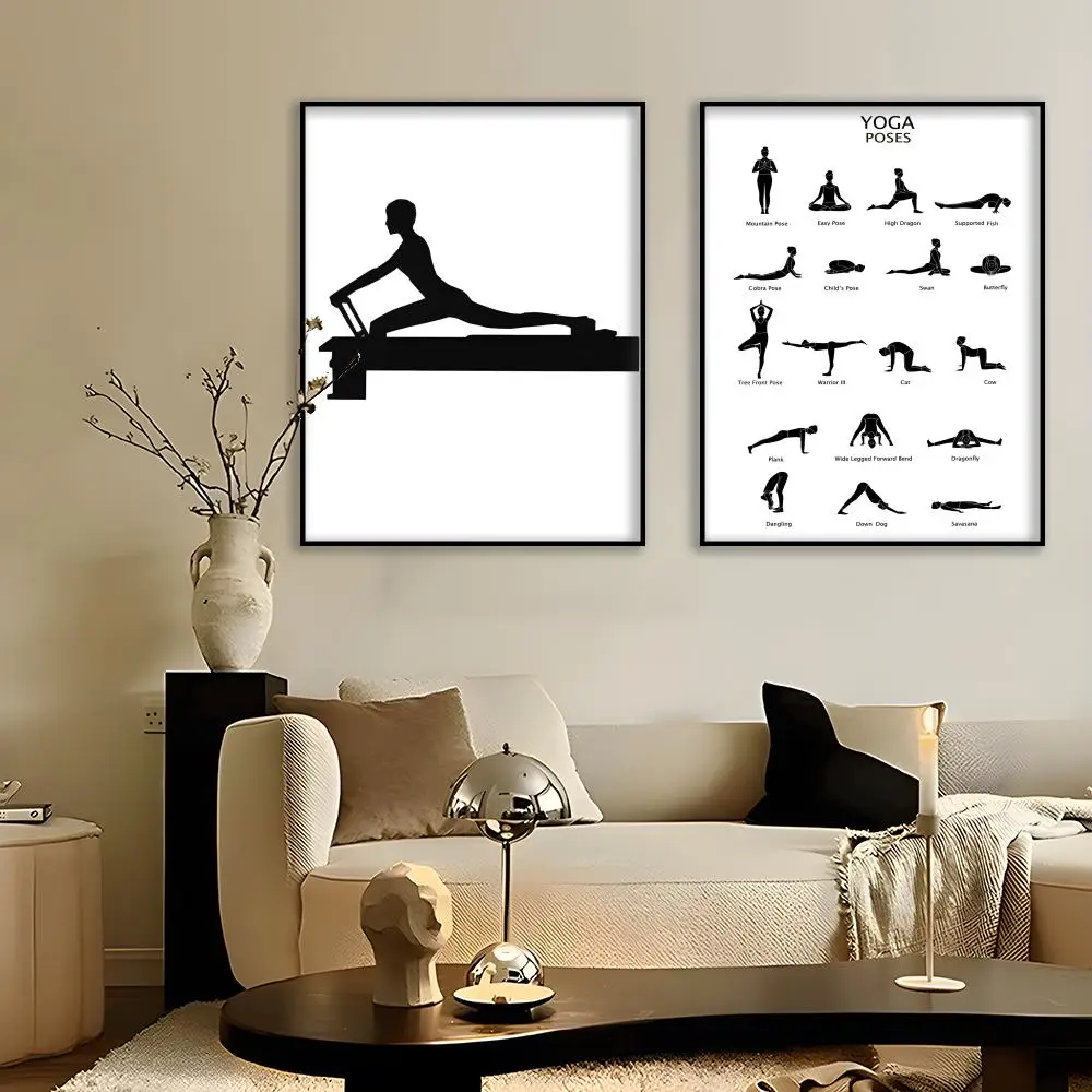 Art P-Pilates S-Simple Poster Modern Minimalism Aesthetic Art Prints Bedroom Kitchen Home Decor Art Poster Gifts