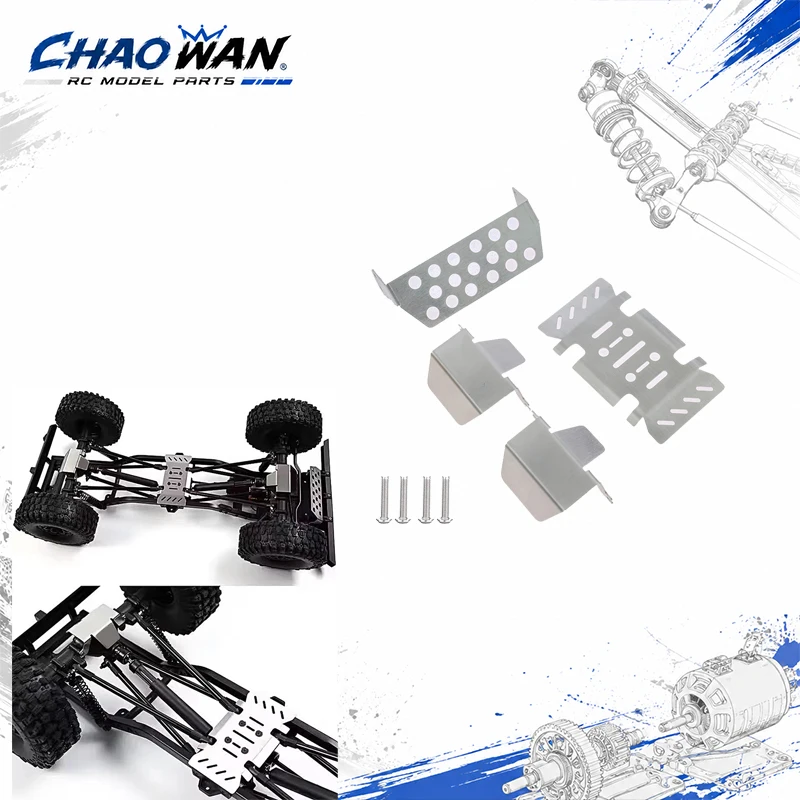 Heavy Duty Metal Chassis Armor Guard for FMS 1/10 RC Mashigan Crawler Upgrade Original Protective Part