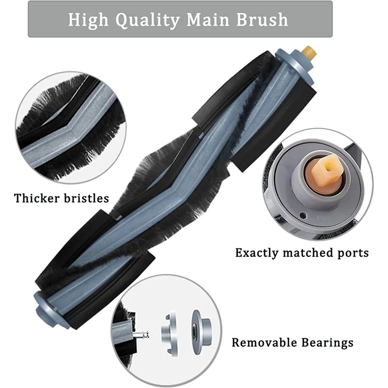 2X accessori per Ecovacs DEEBOT X1 Omni, parti di ricambio per aspirapolvere Ecovacs Deebot X1 Turbo