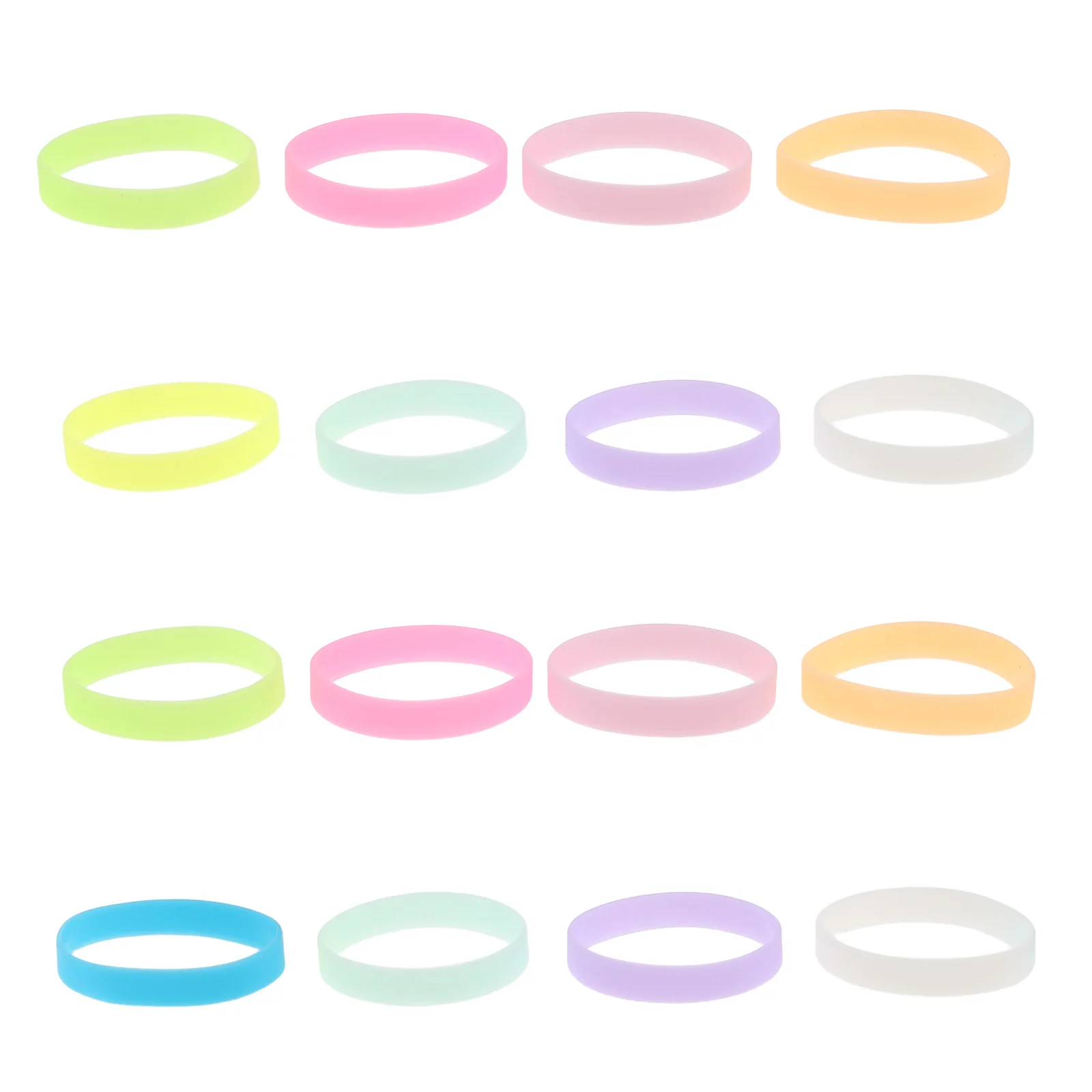 36Pcs Glow in The Dark Wristbands for Kids - Soft Silicone Stretch Bracelets for Parties Events Sports Teams Identification