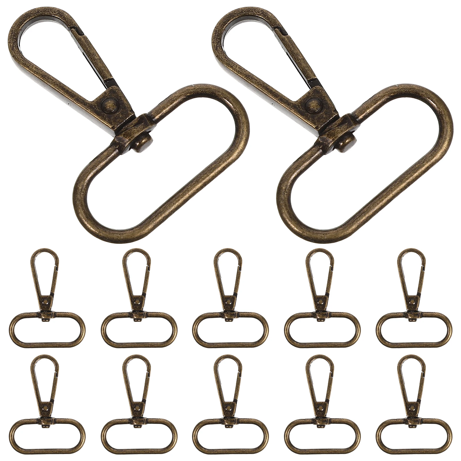 

Zinc Alloy Swivel Lobster Clasps 20pcs Non Rust Lightweight Jewelry Making Bracelet Necklace Key Chain Supplies