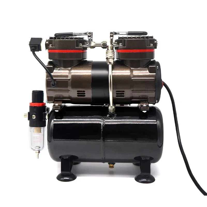 

Bestseller Air Pump,mini Double Cylinder Compressor TC-90T For Painting,tattoo,makeup And Scientific Research.Medical Tools