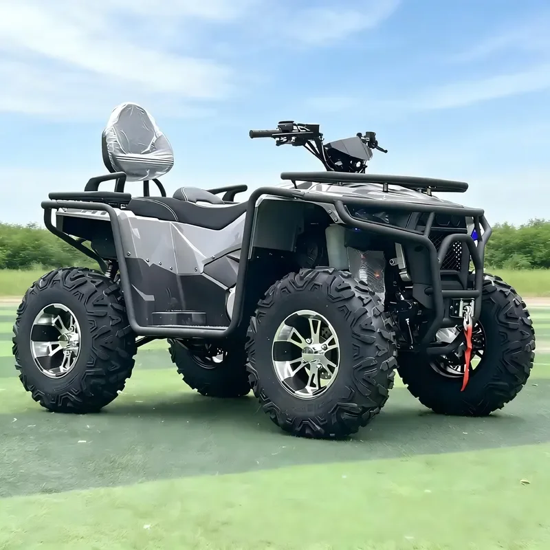 Adults 650cc ATV 4WD Quad Bike Automatic Belt Drive Four Wheeler with Double A-Arm Independent Suspension