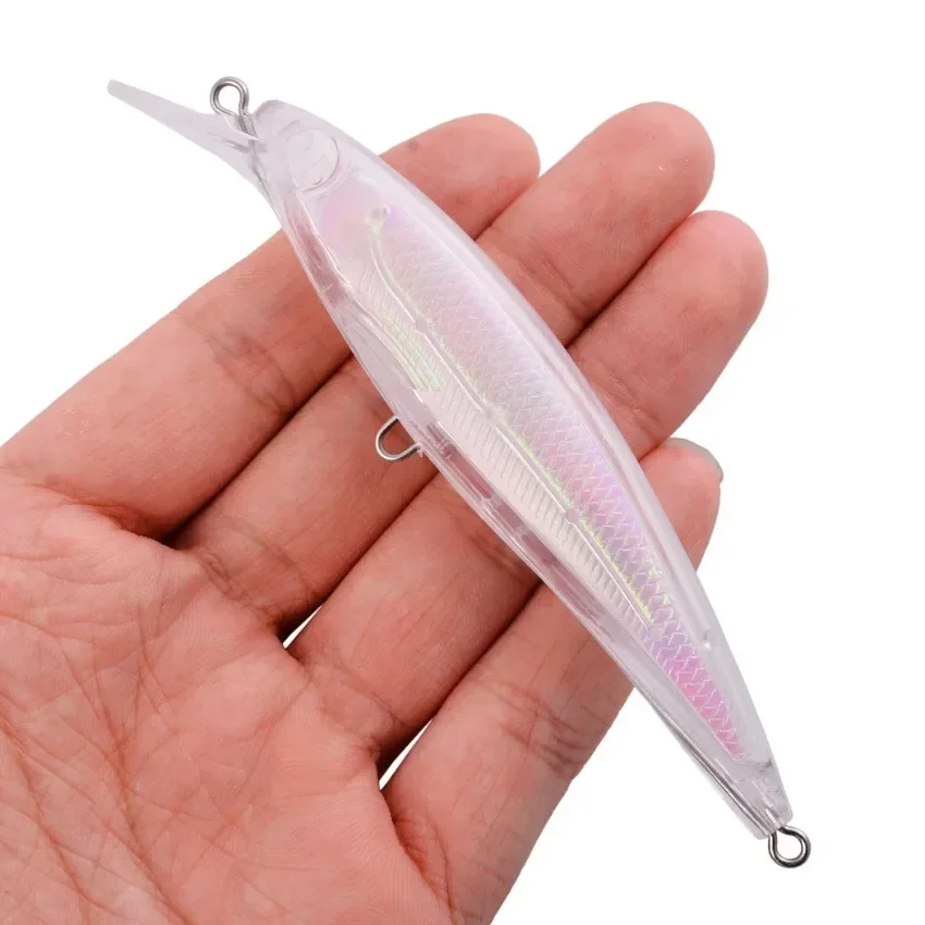 

20pcs Blank Body Fishing Lure High Quality DIY Plastic Unpainted Japan Crankbait Minnow Hard Baits Various Blank Bait