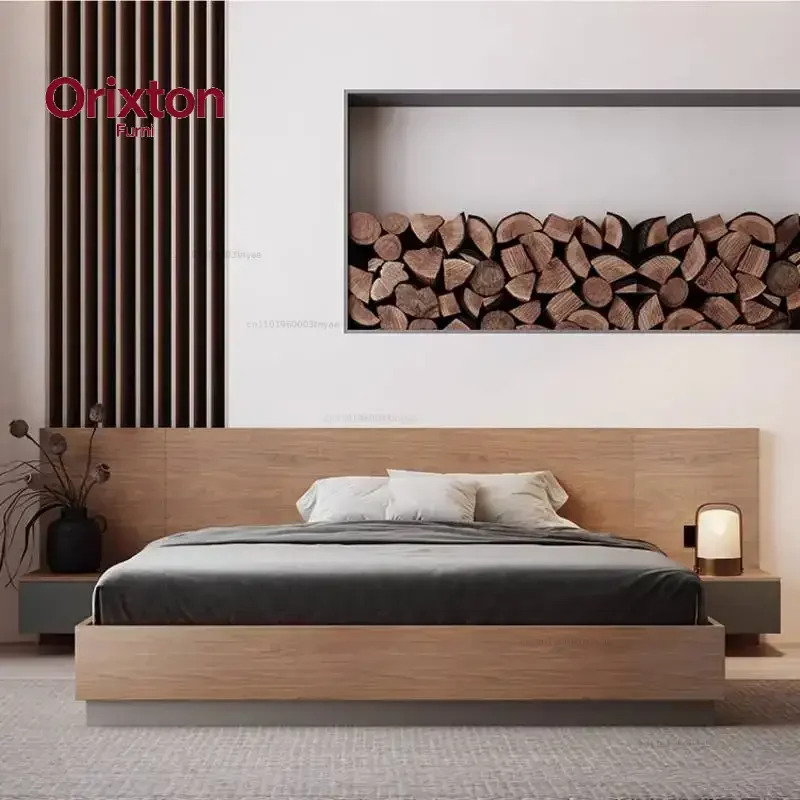 Unique European Double Bed Platform Elegant Pretty Solid Wood Luxury Bed Bases Bedroom Modern Camas Queen Size Furniture Home - view 5