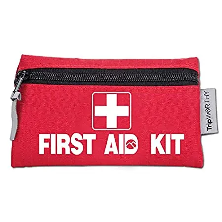 

Travel Size First Aid Kit: 100 Piece Small First Aid Trav