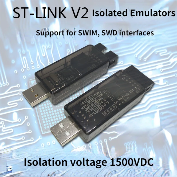 Isolated ST-LINK V2 STM8/STM32 Emulator Programming Download Burning Debugging Stlink