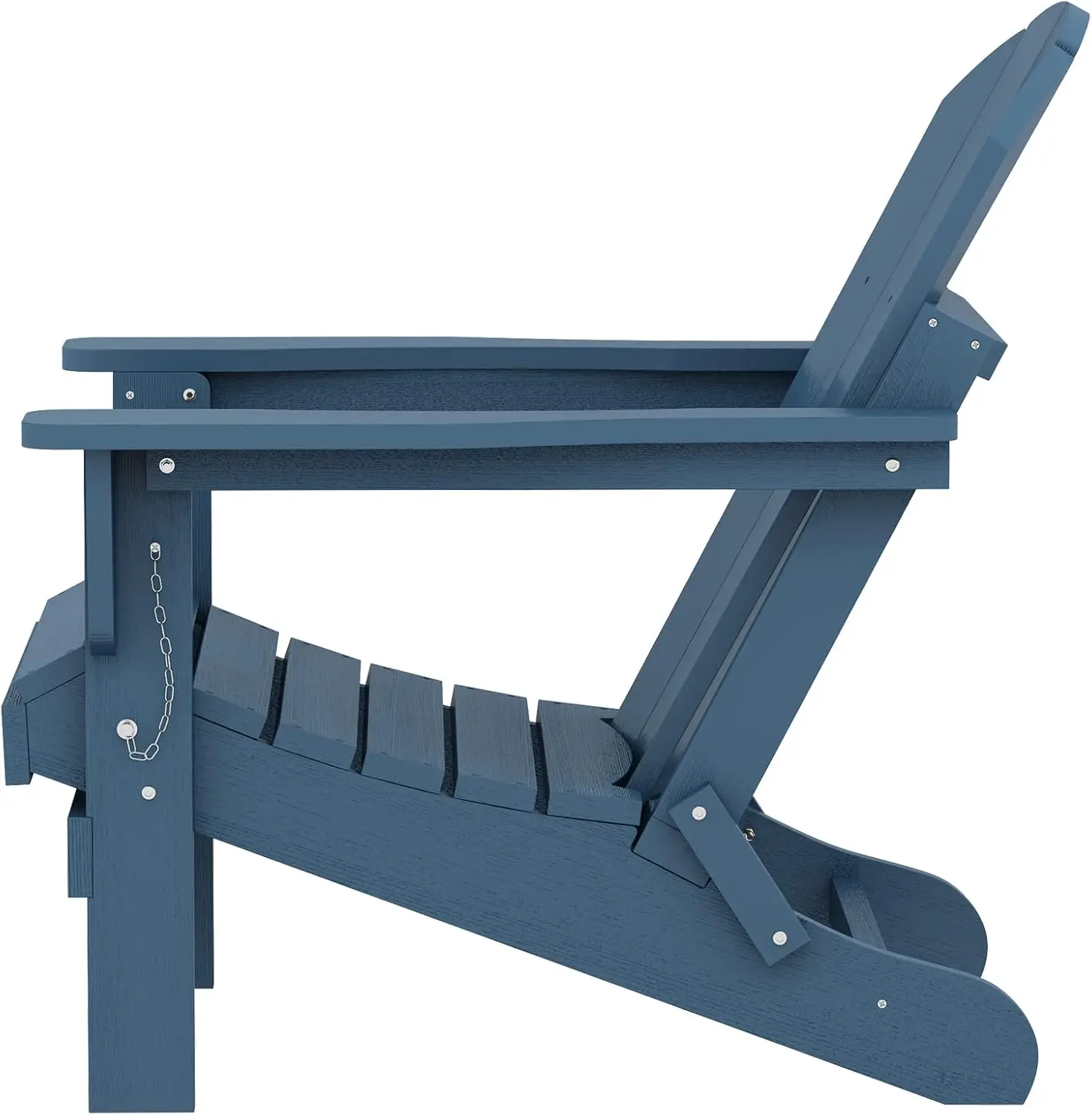

Складные стулья Adirondack, устойчивые к атмосферным воздействиям, для наружного дворика, газона, сада, колоды заднего двора, синего цвета