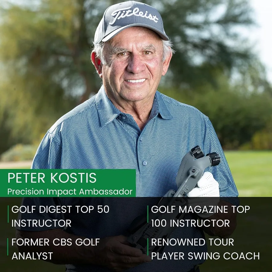 Precision Impact Golf Training Aid for Enhanced Putting Accuracy and Swing Consistency Advanced Golf Swing Trainer with Wrist H