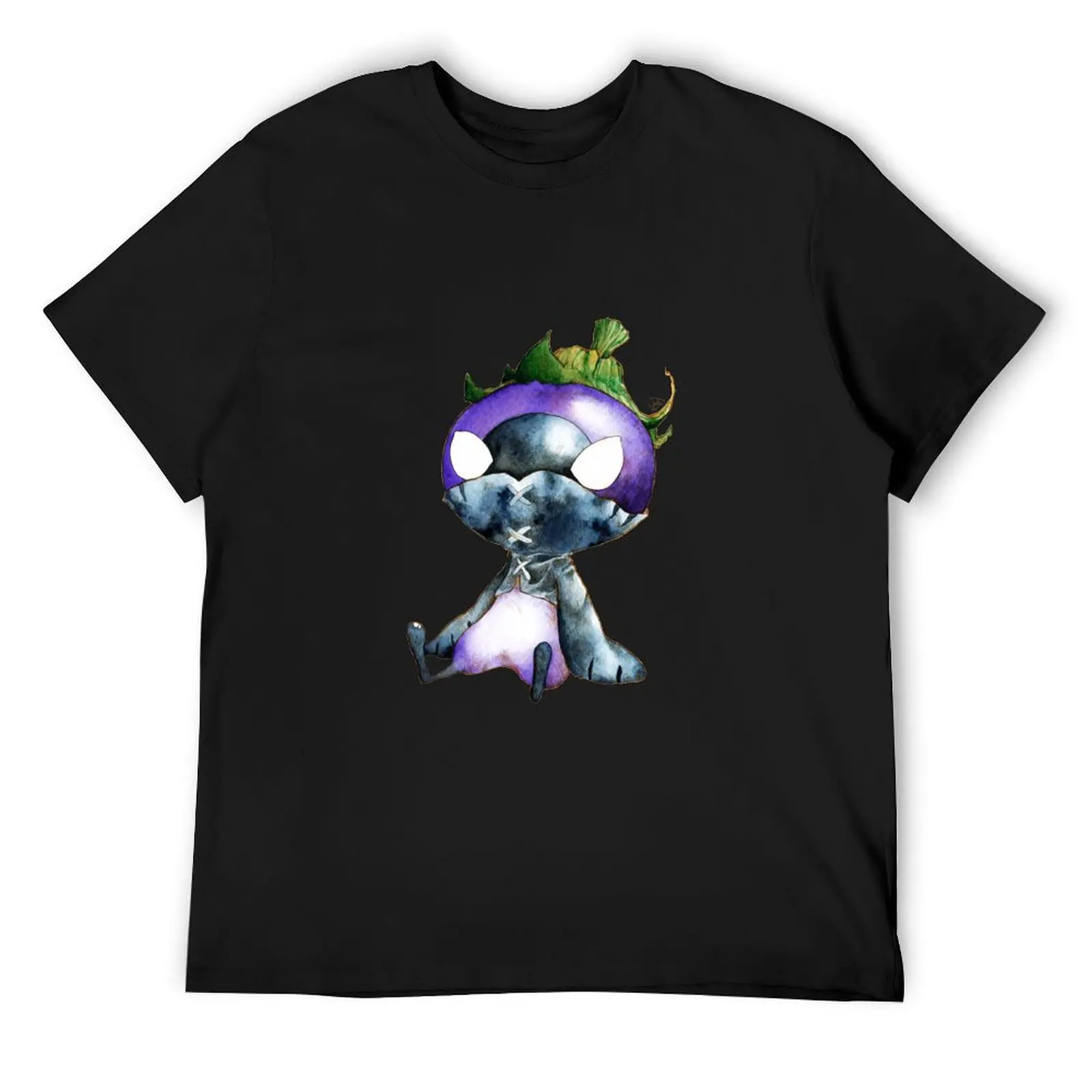 

Eggplant Knight T-Shirt sweat kawaii clothes custom shirt street wear heavy weight t shirts for men