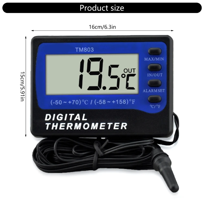 Termometer Digital Serbaguna Digunakan Untuk Freezer, Dropship Pengatur Akuarium