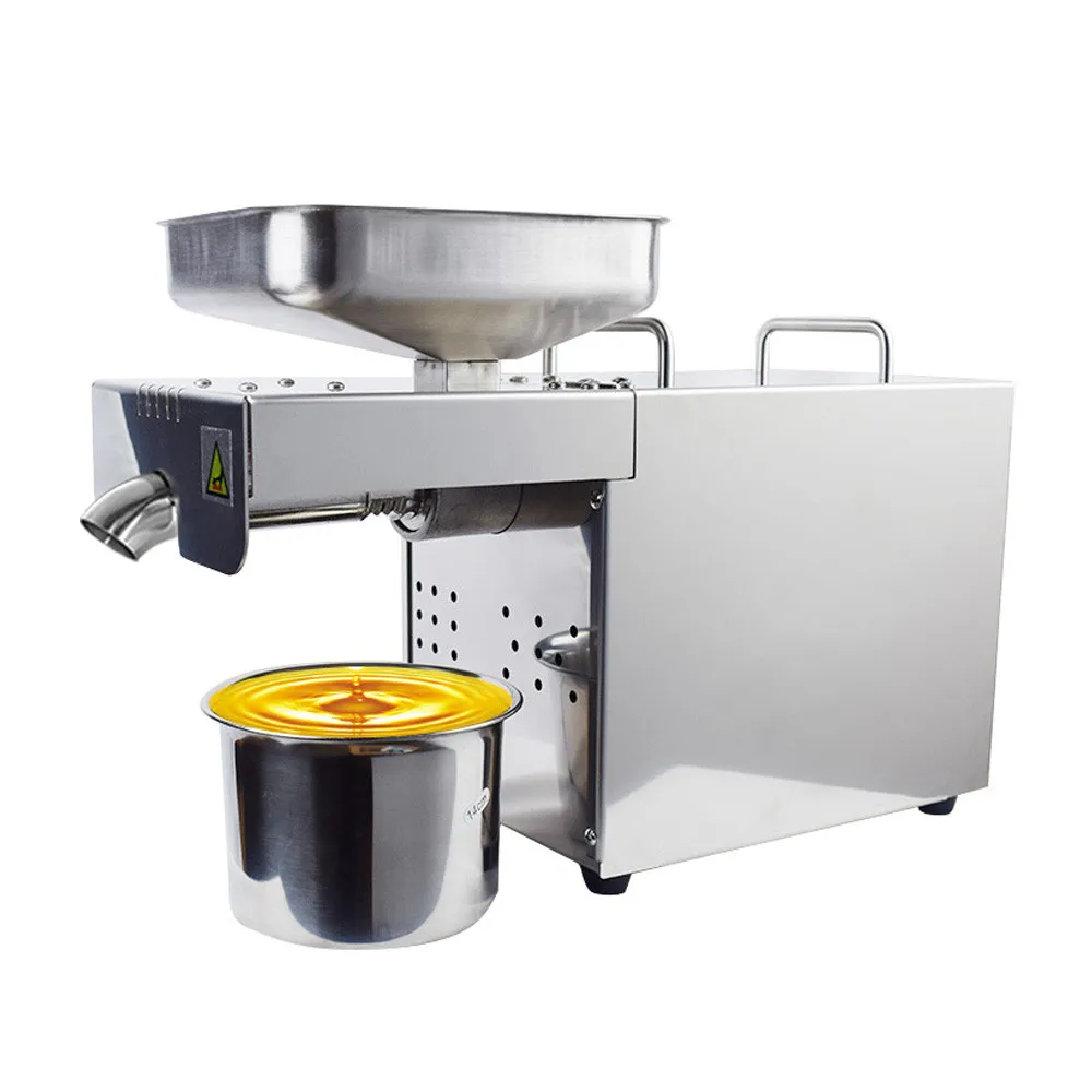 Intelligent Temperature Controlled Stainless Steel Sunflower Seed Peanuts Oil Press Machine Oil Extractor For Cold/Hot Squeeze