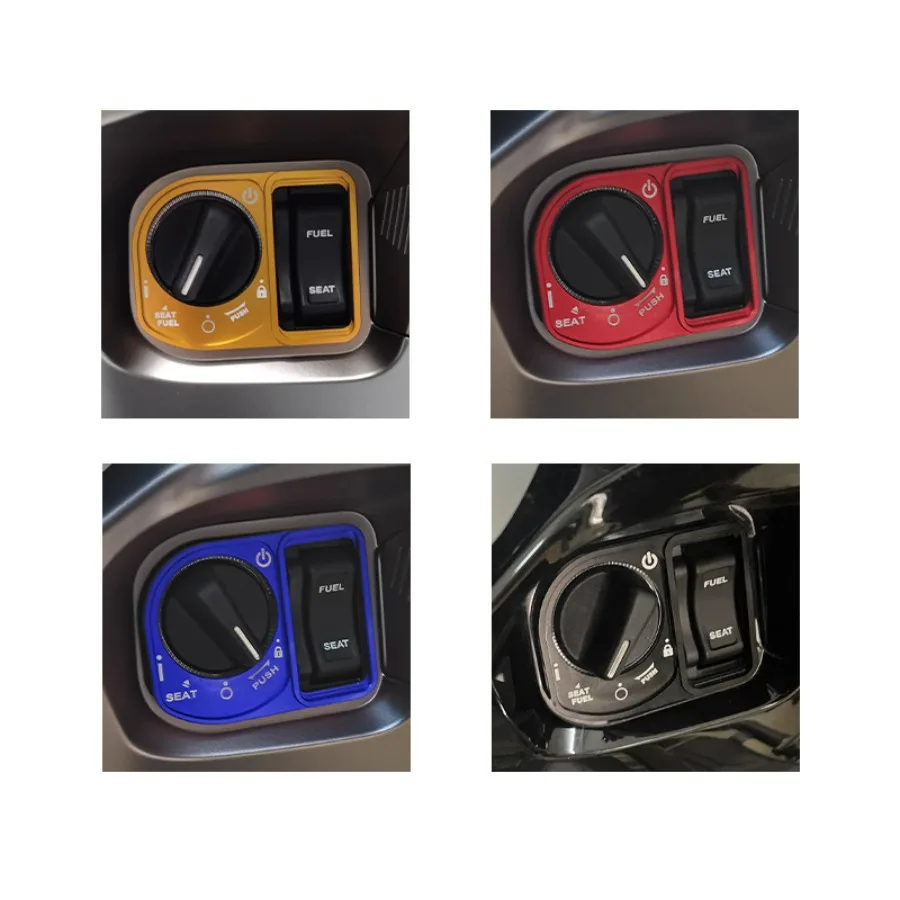 Motorcycle Ignition Switch Decorative Cover For Honda PCX160 PCX150/125 ADV150 For HAOJUE UHR125 UHR150 Electric Door Cover